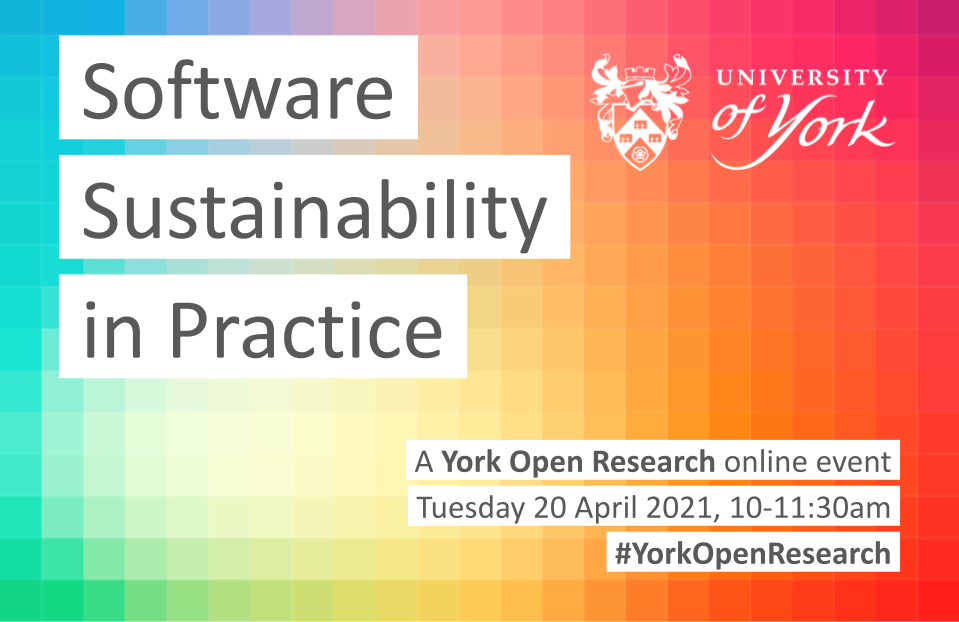 Software Sustainability in Practice event banner